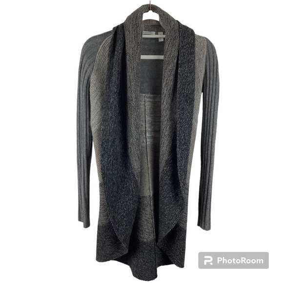 Autumn Cashmere Cocoon Cardigan Gray Cashmere Blend - Picture 1 of 5